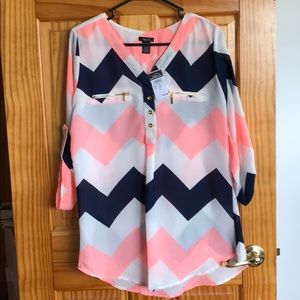Rue 21 chevron shirt